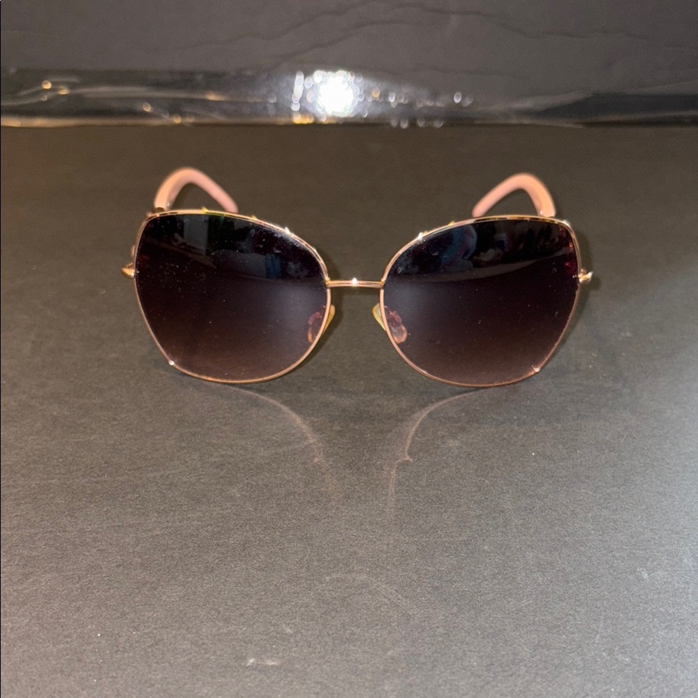 Gold and Pink Sunglasses
